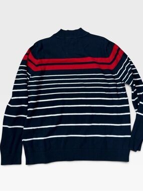 NORTHERN REFLECTIONS VINTAGE MOCK NECK SWEATER SIZE L